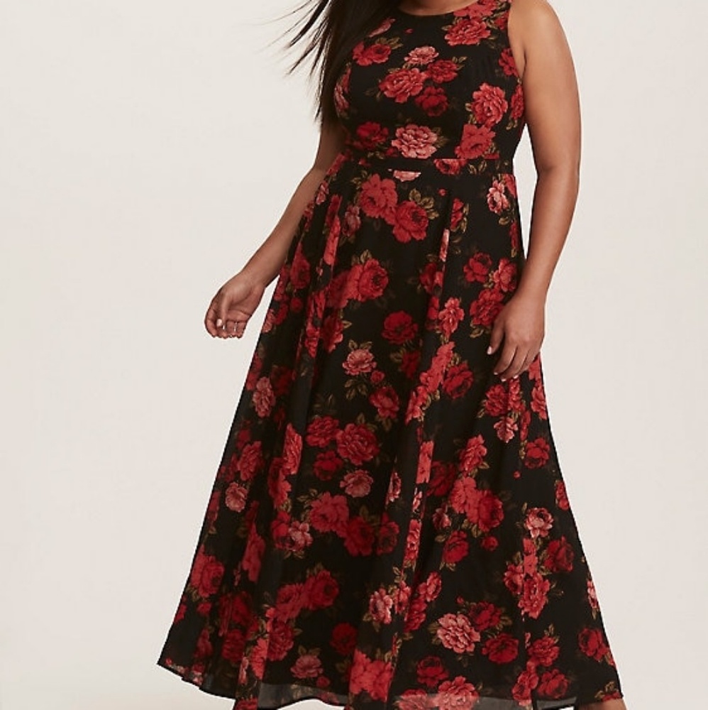 Torrid Floral Maxi Dress